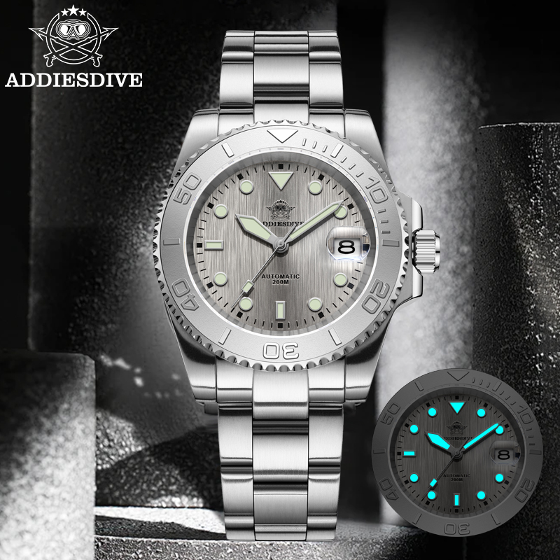 Watch Accessories - ADDIESDIVE AD2087 montre homme étanche 20Bar