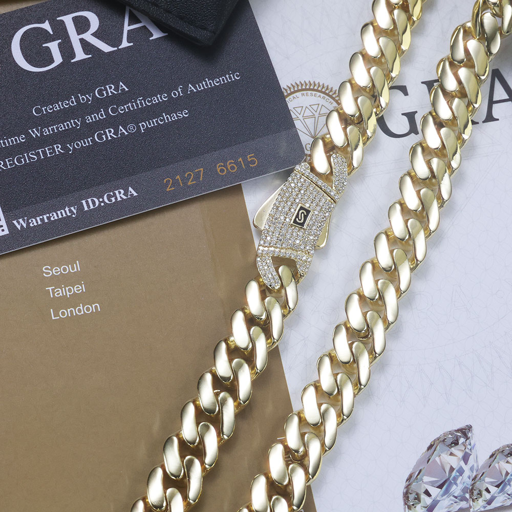ESKEEM nouvelle chaîne de Mona - Cuban Link Chain 12Mm avis et prix