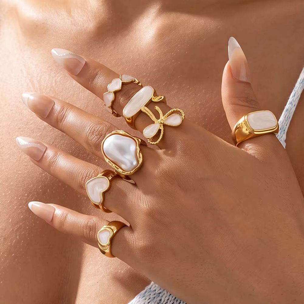 Ensemble de 7 bagues pour femm - Vintage Punk Knuckle Rings Set avis et prix