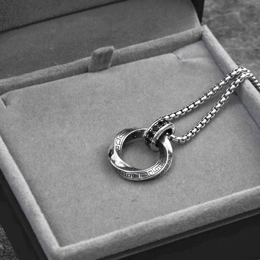 Nouveau collier en argent ster - 925 Sterling Silver Chain Necklace Men avis et prix