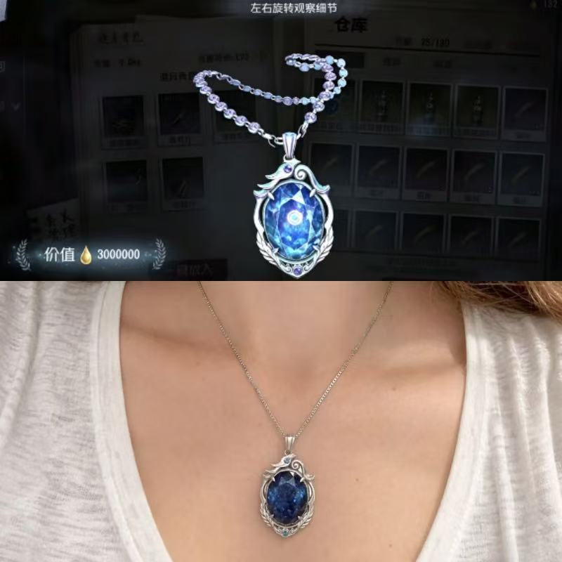 Collier Saphir Maudit Identity - Anime Pendant Necklace avis et prix