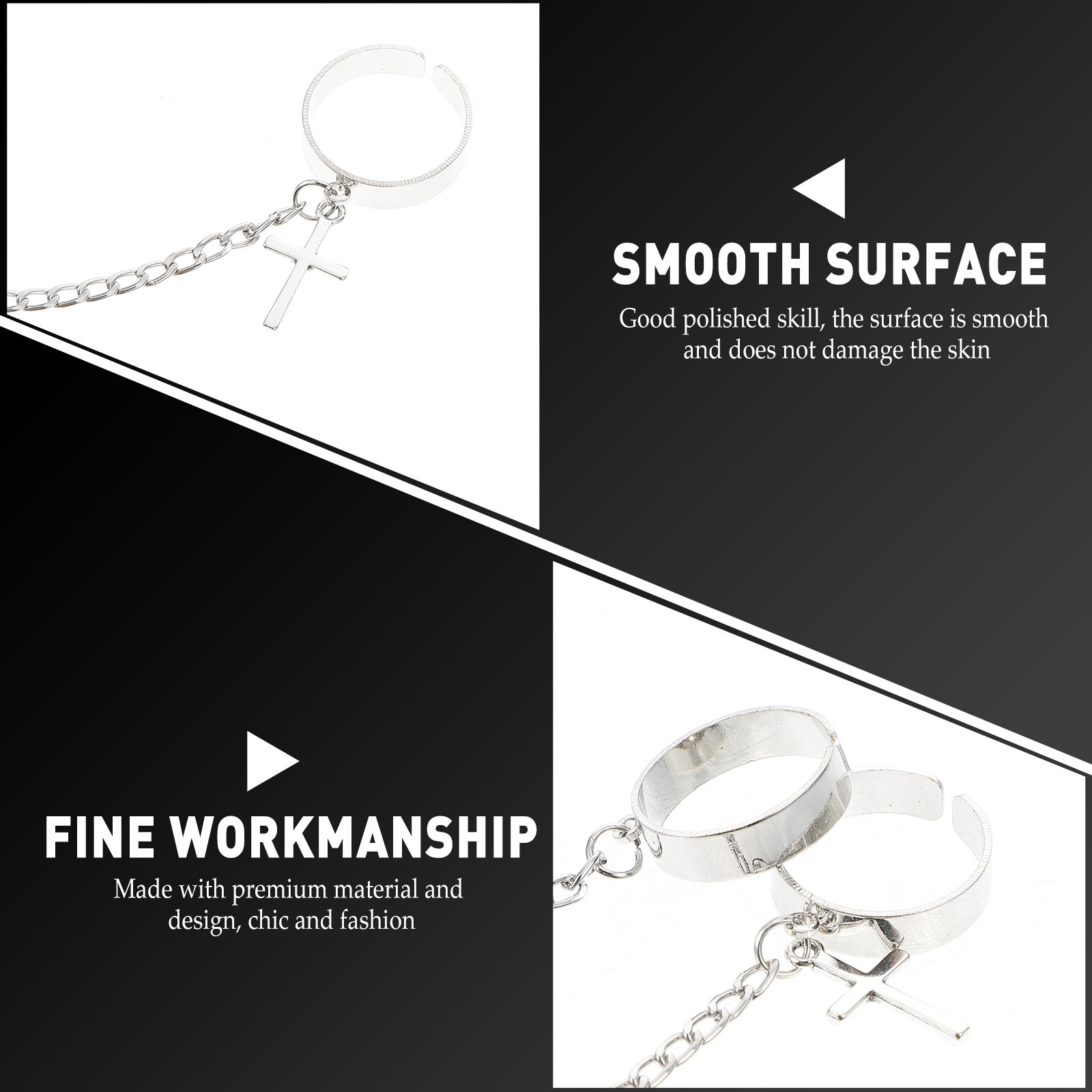 Ensemble de bagues de phalange - Vintage Punk Knuckle Rings Set avis et prix