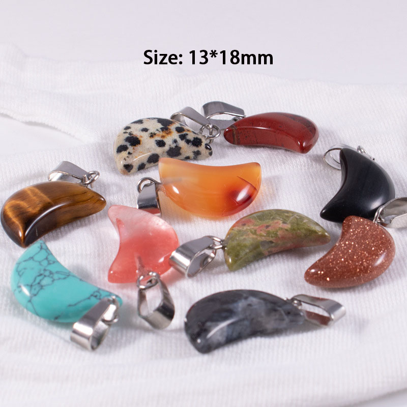20 pièces/sac pierre naturelle - Crystal Pendant Necklace Natural Stone avis et prix