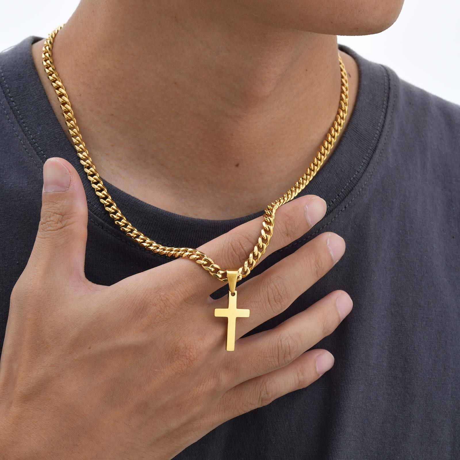 Collier croix de haute qualité - Cuban Link Chain 12Mm avis et prix