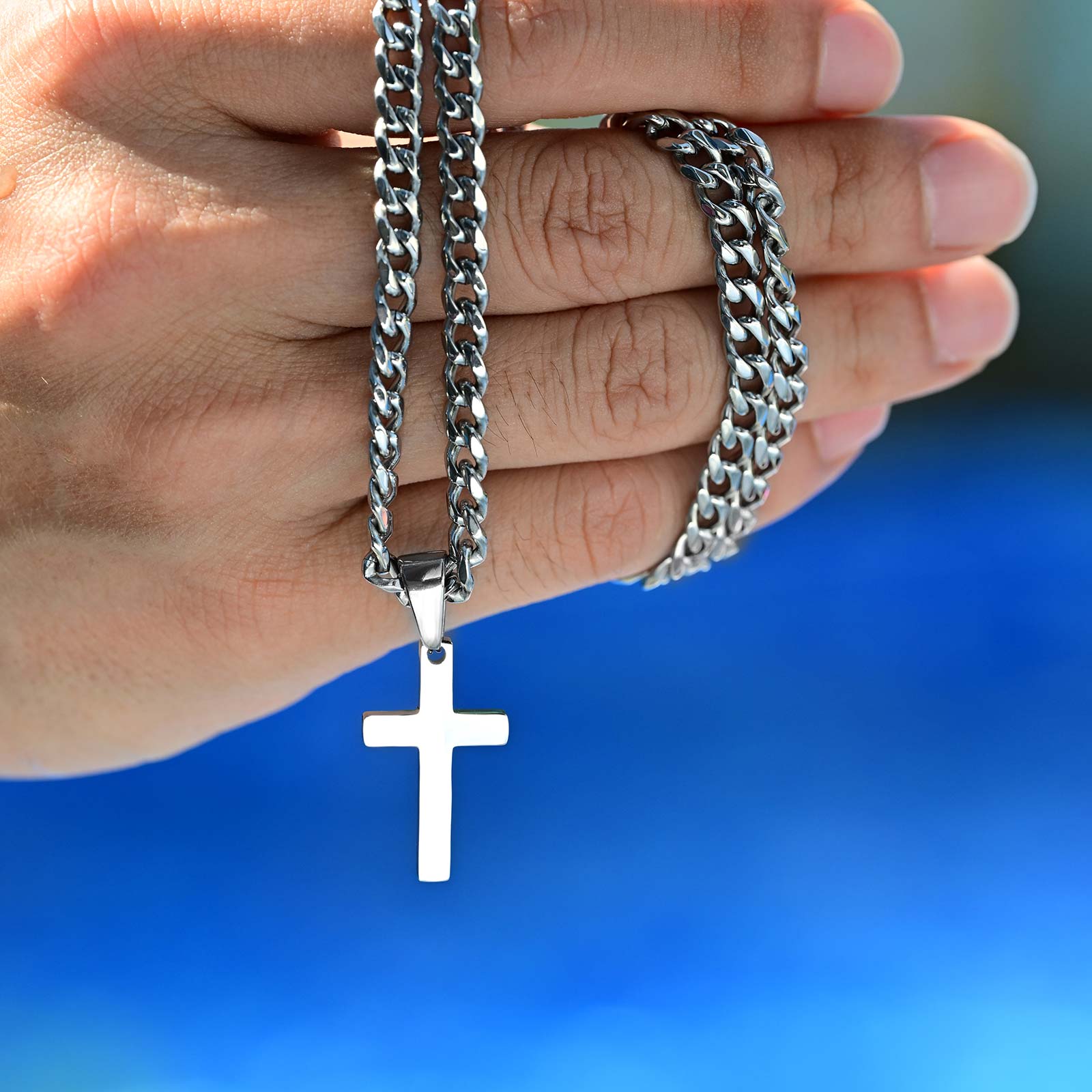 Collier croix de haute qualité - Cuban Link Chain 12Mm avis et prix