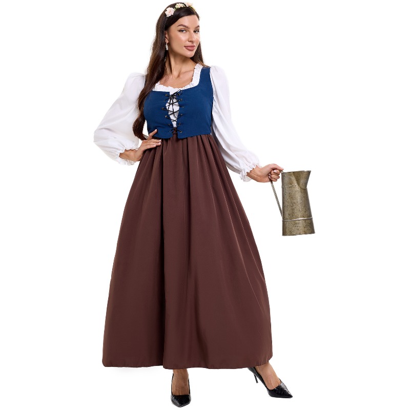 Costume de paysanne vintage po - Necklaces avis et prix