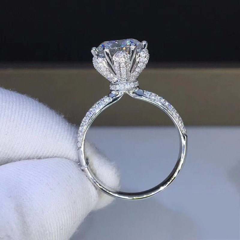 Bague en Morganite, diamant de - Moissanite Engagement Ring 1 Carat avis et prix